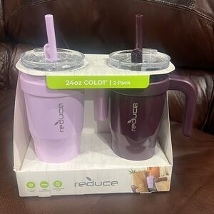 New Reduce 24oz Cold1 Tumbler Set - Purple and Lavender